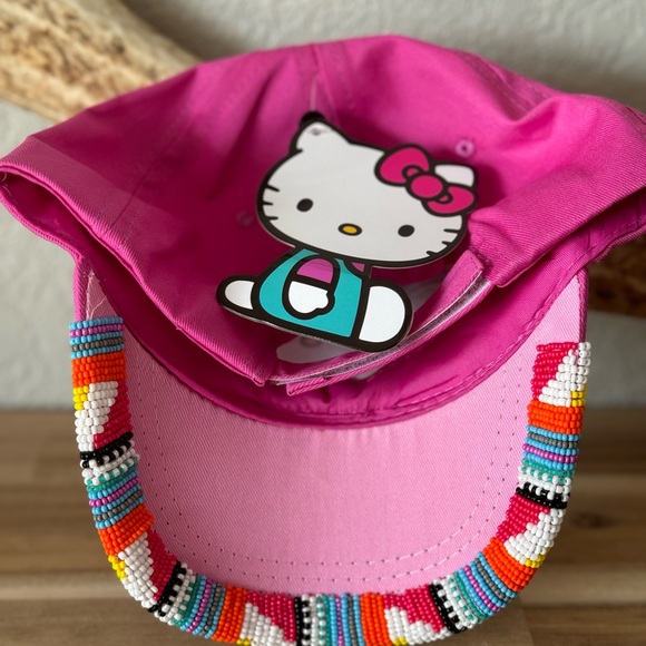 Hello Kitty Pink Hat with Festive Band